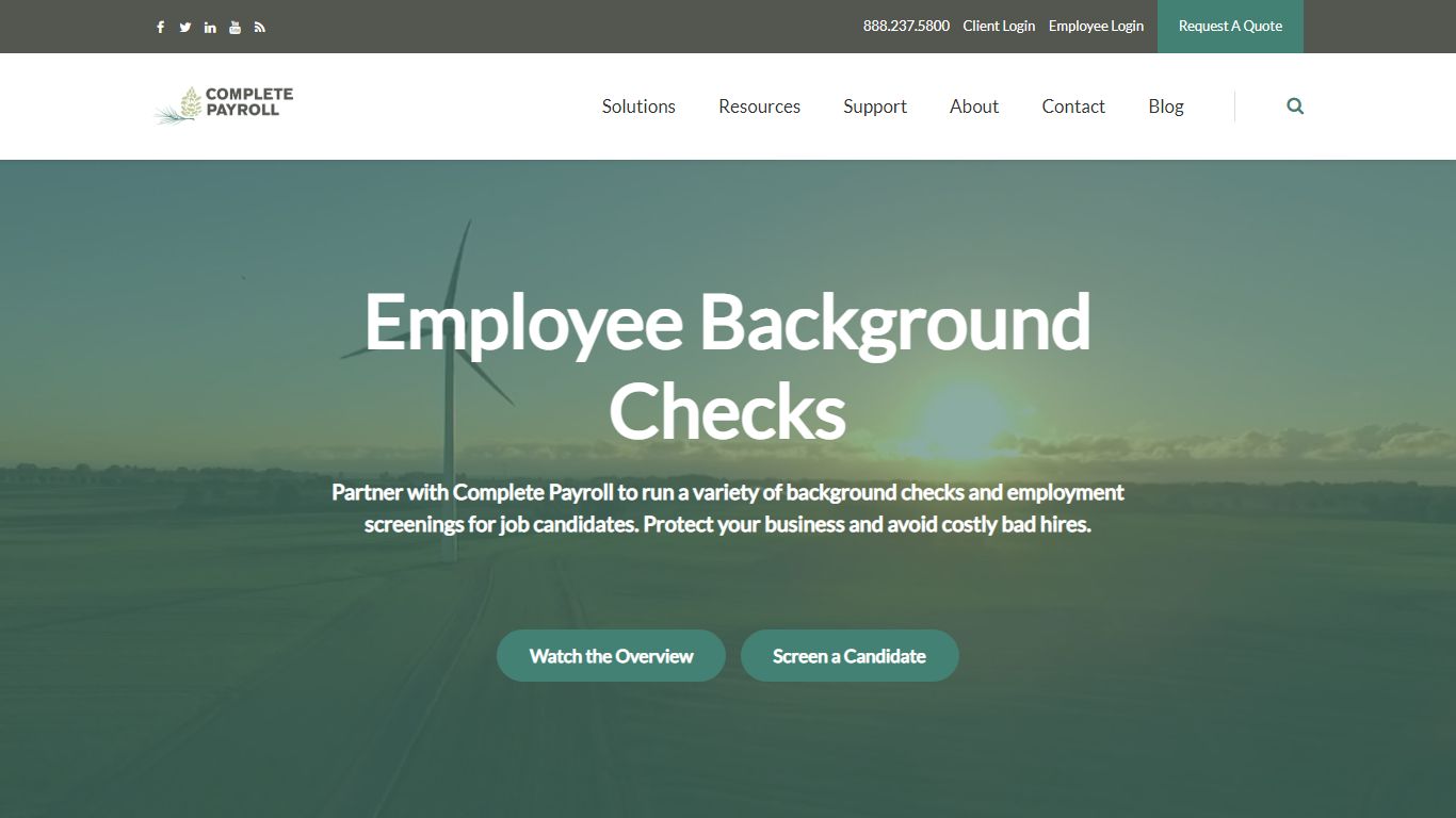 Background Checks & Employment Screening Solutions | Complete Payroll